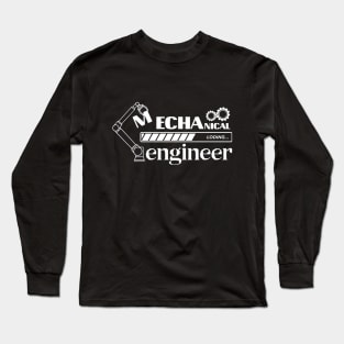 Future Mechanical Engineer Loading Bar Graduation Engineer Gift Long Sleeve T-Shirt